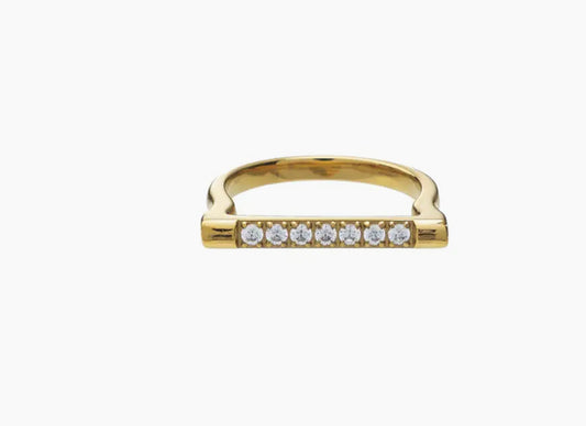 Rectangle Diamond Ring
