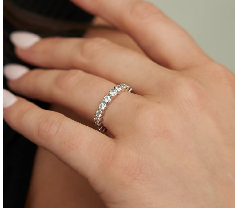Tennis Ring Silver