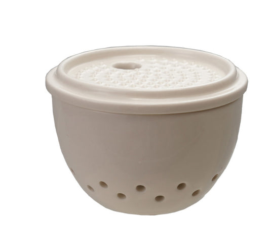 Stoneware Garlic Grater/Storage