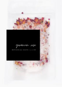 Geranium Rose Botanical Bath Salt