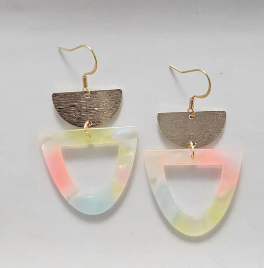 Irene Earrings Neon