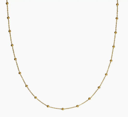 Dotted Gold Necklace