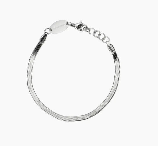 Herringbone Bracelet Silver