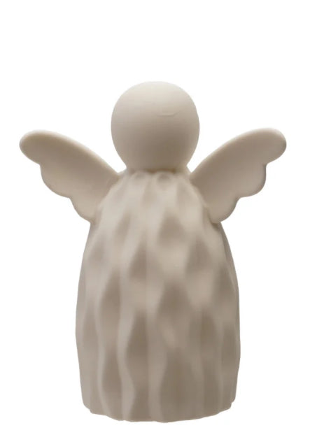 Stoneware LED Angel