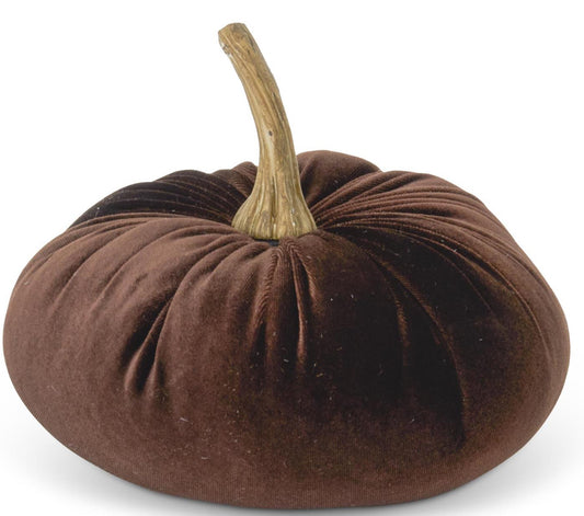 6.25 In Burgandy Velvet Pumpkin