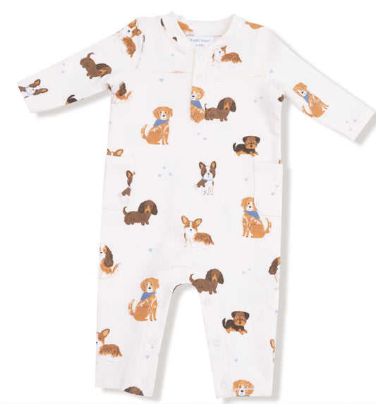 Best Friend Dogs Terry Uni Romper