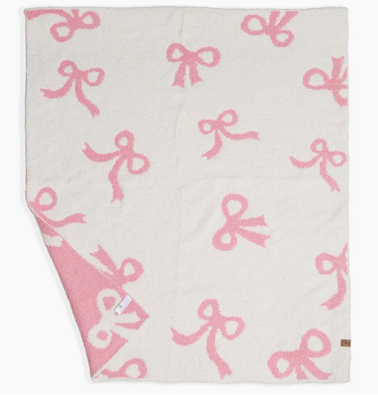 Ribbon Pattern Baby Blanket