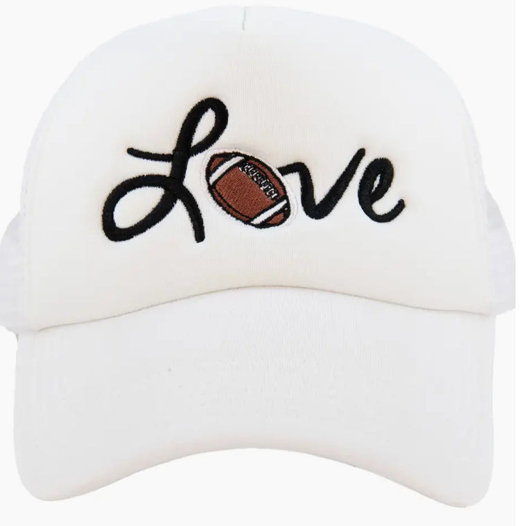 Football Love Foam Trucker Hat
