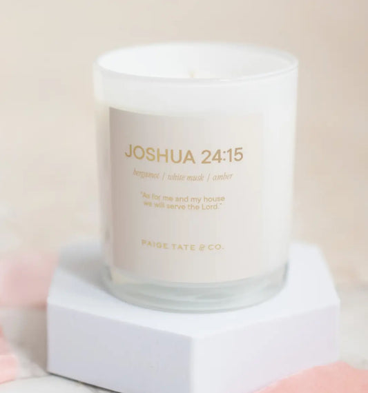 Joshua 24:15 Candle