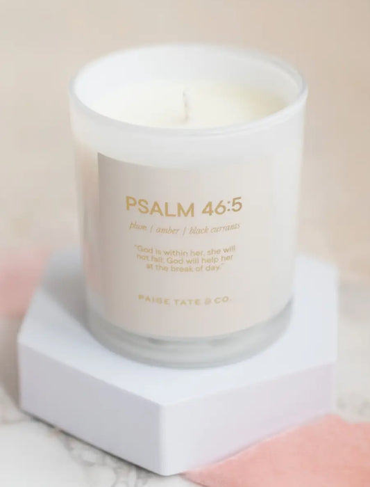 Psalm 46:5 Candle