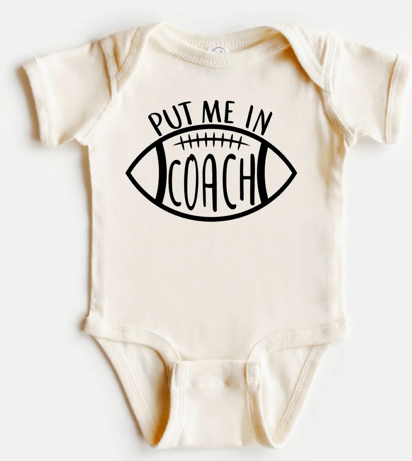 Put Me In Coach Baby Onesie