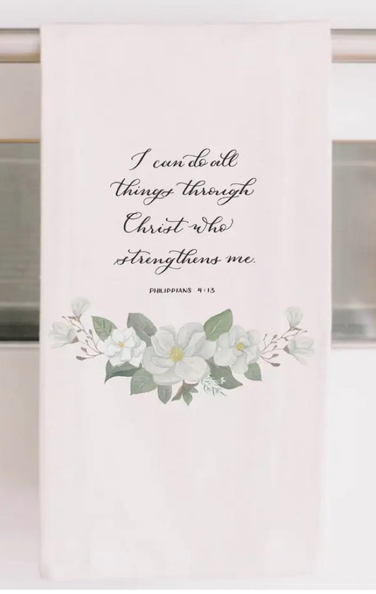 Do All Things Through Christ Towel