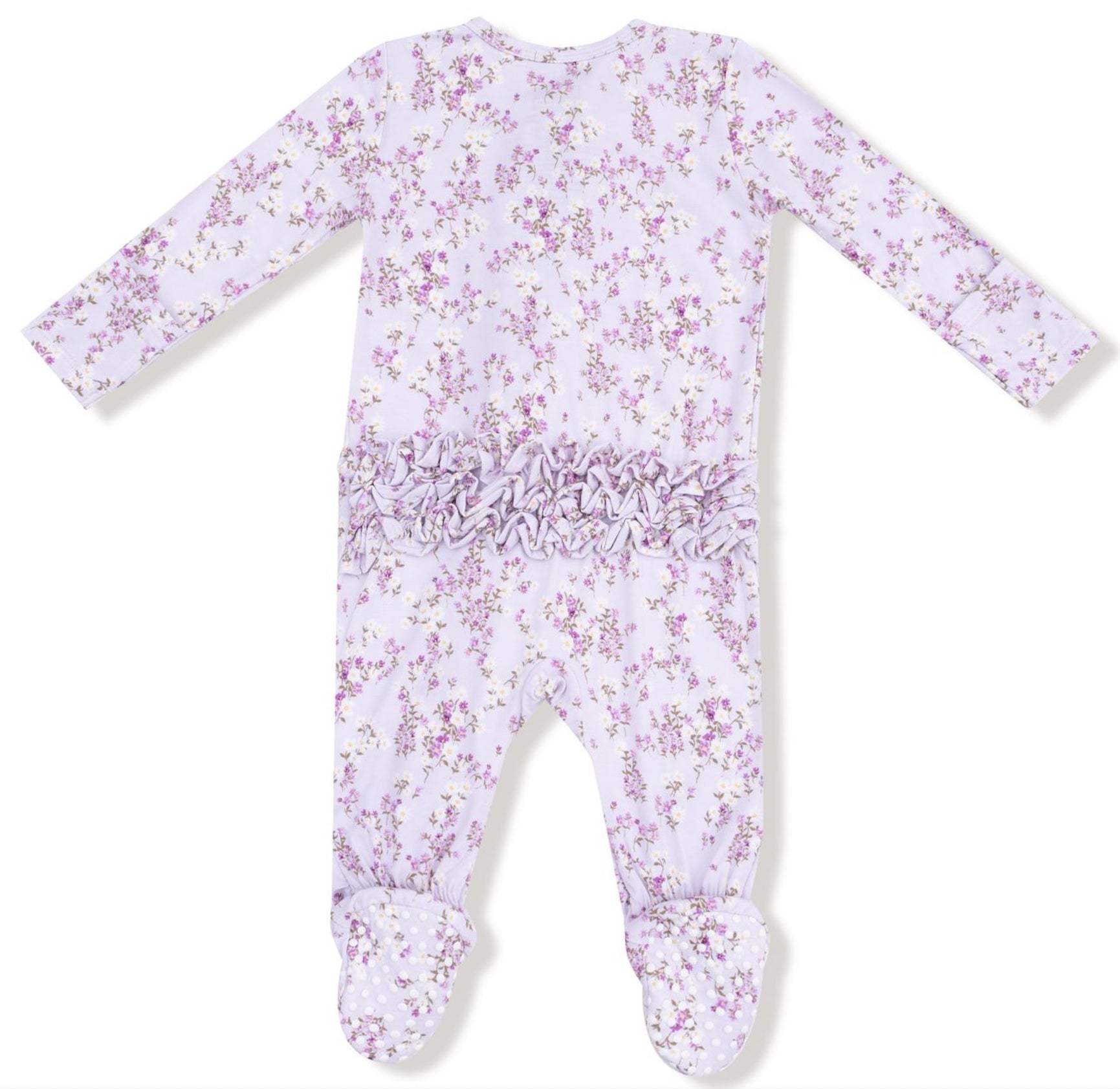 Sweet Dream Floral 2 Way Ruffle Footie