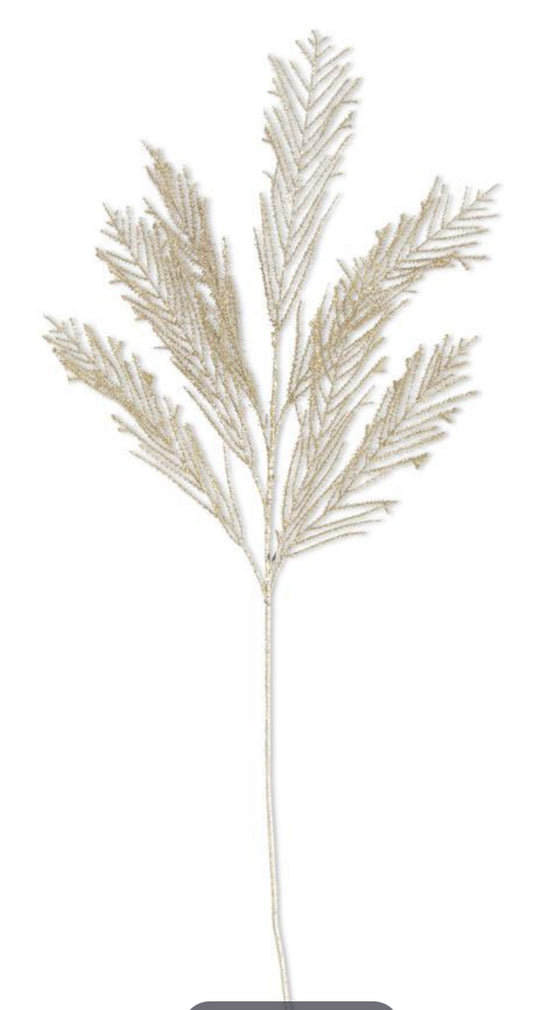 40 in Gold Glittered Asparagus Spray