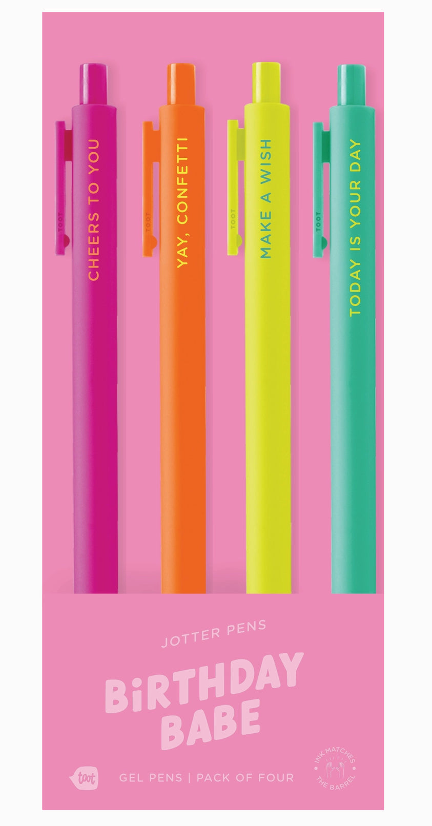 Birthday Babe pen set