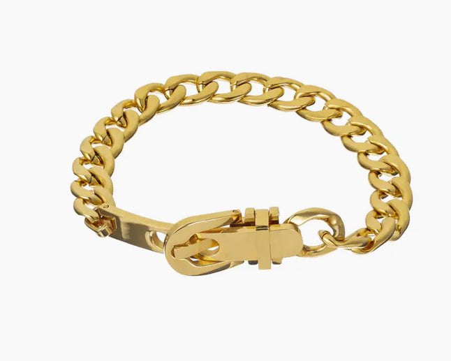 Waterproof Small Gold Belt Bracelet