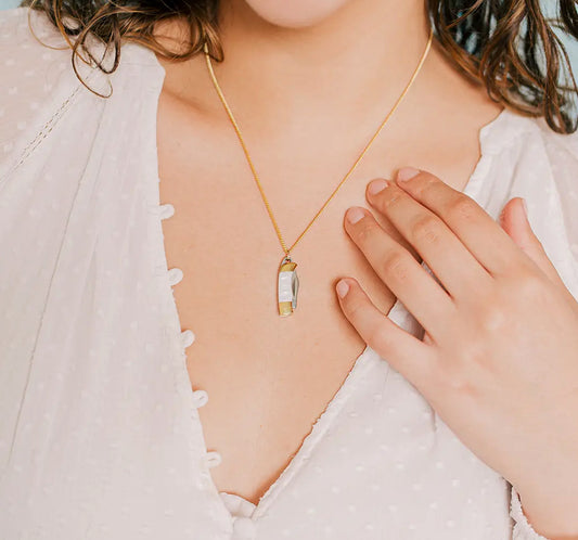 Pearl Handle Knife Necklace