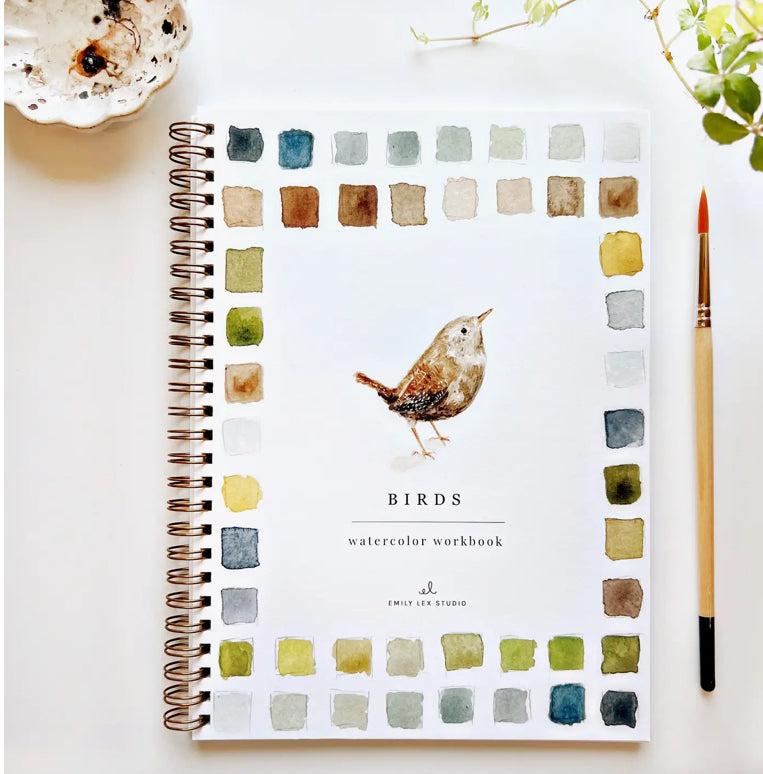 Birds Watercolor Workbook