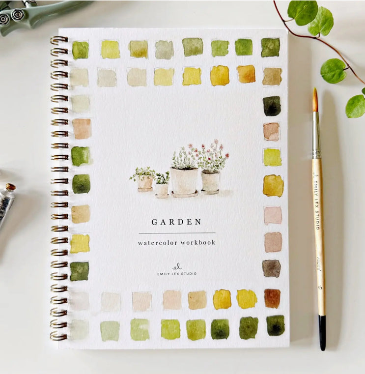 Garden Watercolor Workbook