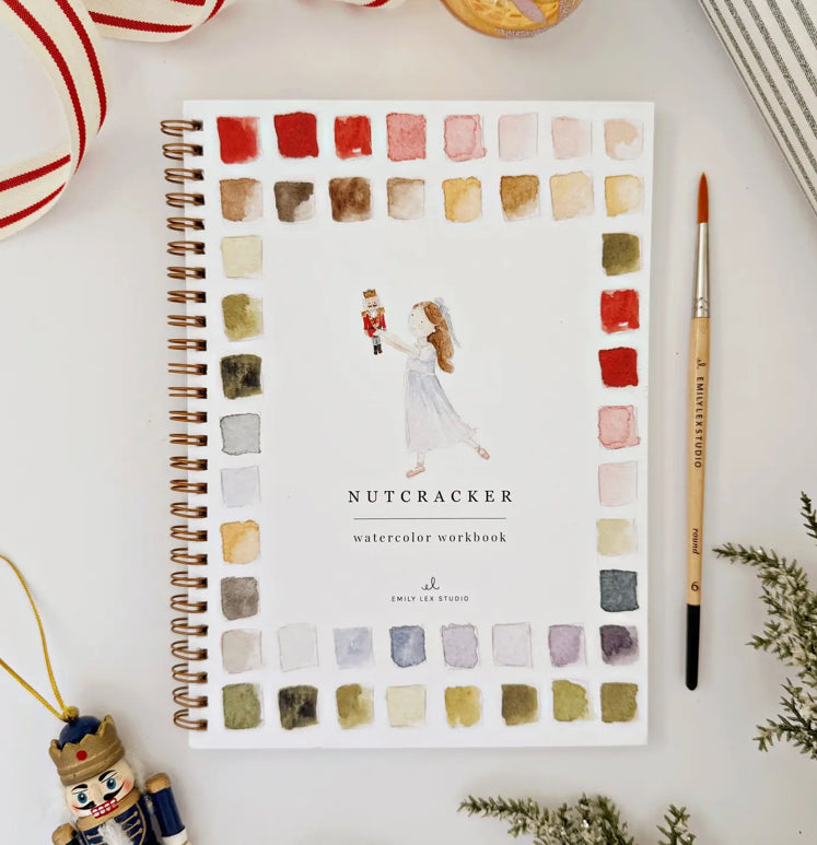 Nutcracker Watercolor Workbook
