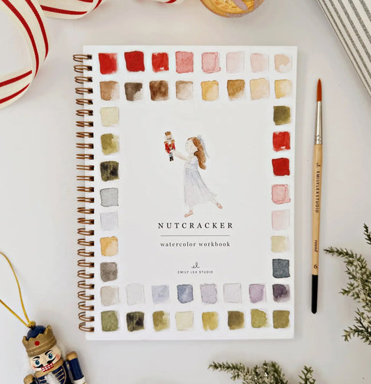 Nutcracker Watercolor Workbook