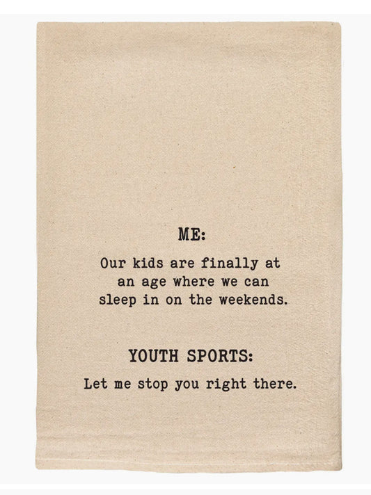 Youth Sports Tea Towel