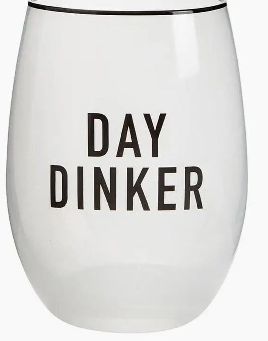 Day Dinker Stemless Wine Glass
