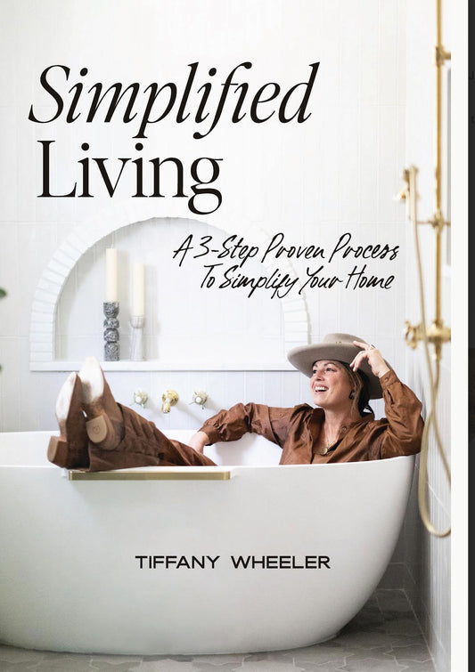Simplified Living Coffee Table Book