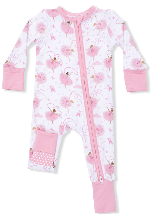 Ribbon Ballerinas Convertible Romper