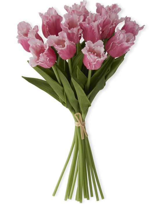 13 in Real Touch Parrot Tulip Mauve