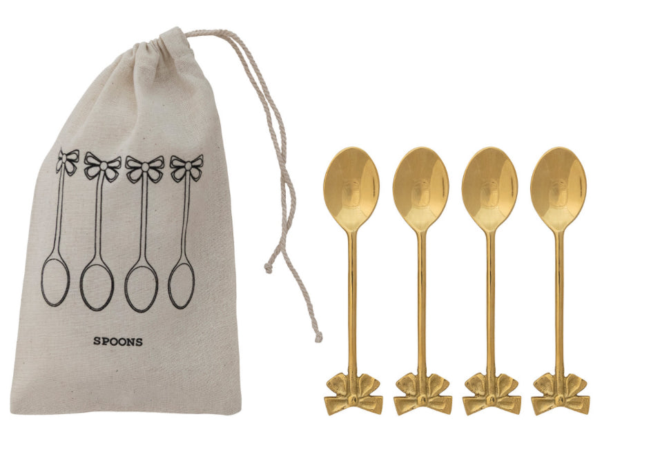 Brass Spoon With Bow Handle