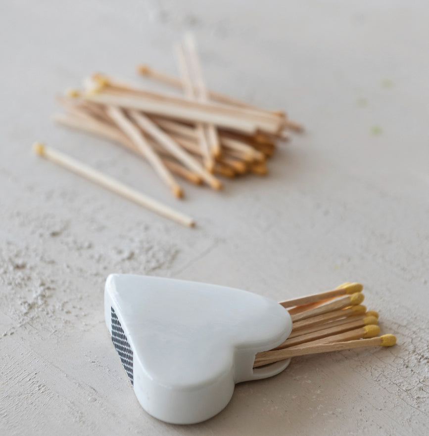Heart Shaped Match Holder