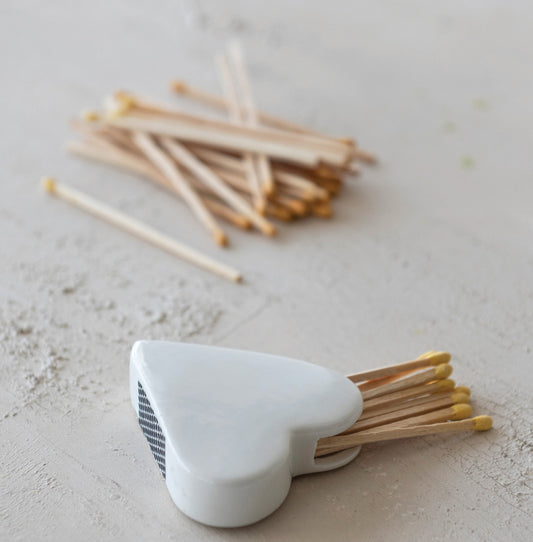 Heart Shaped Match Holder