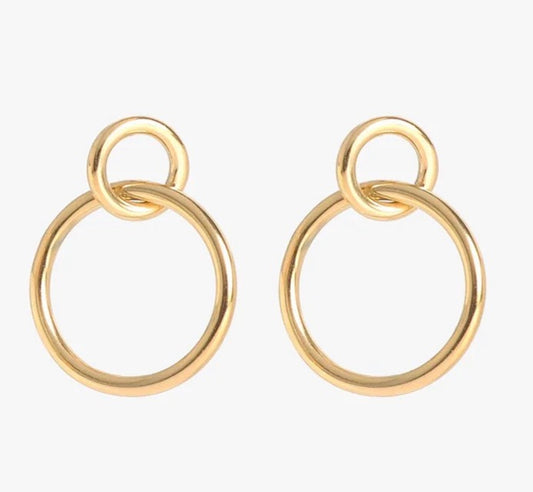 Ven Hoops 1” Gold