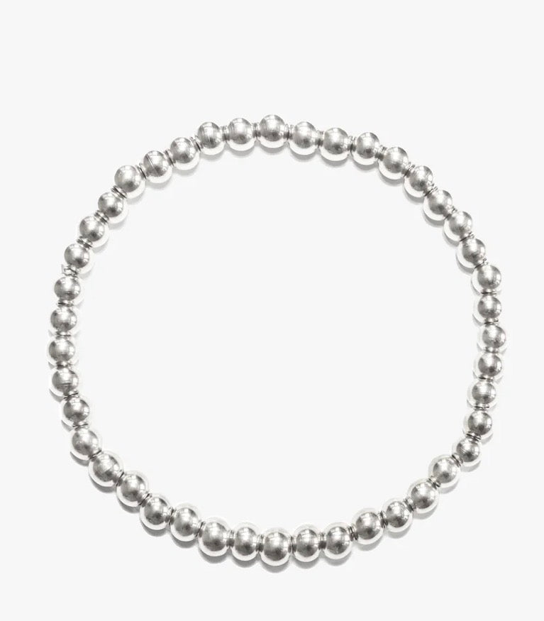 Crown Bracelet 5mm Silver