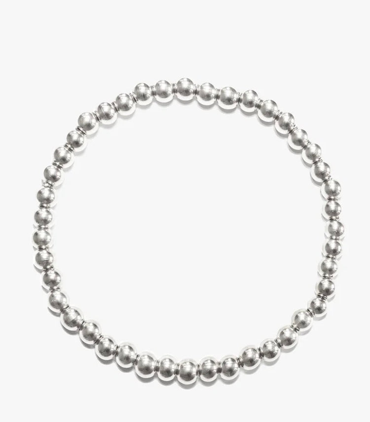 Crown Bracelet 5mm Silver