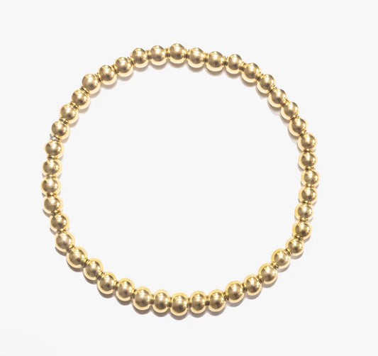 Crown Bracelet 5mm Gold