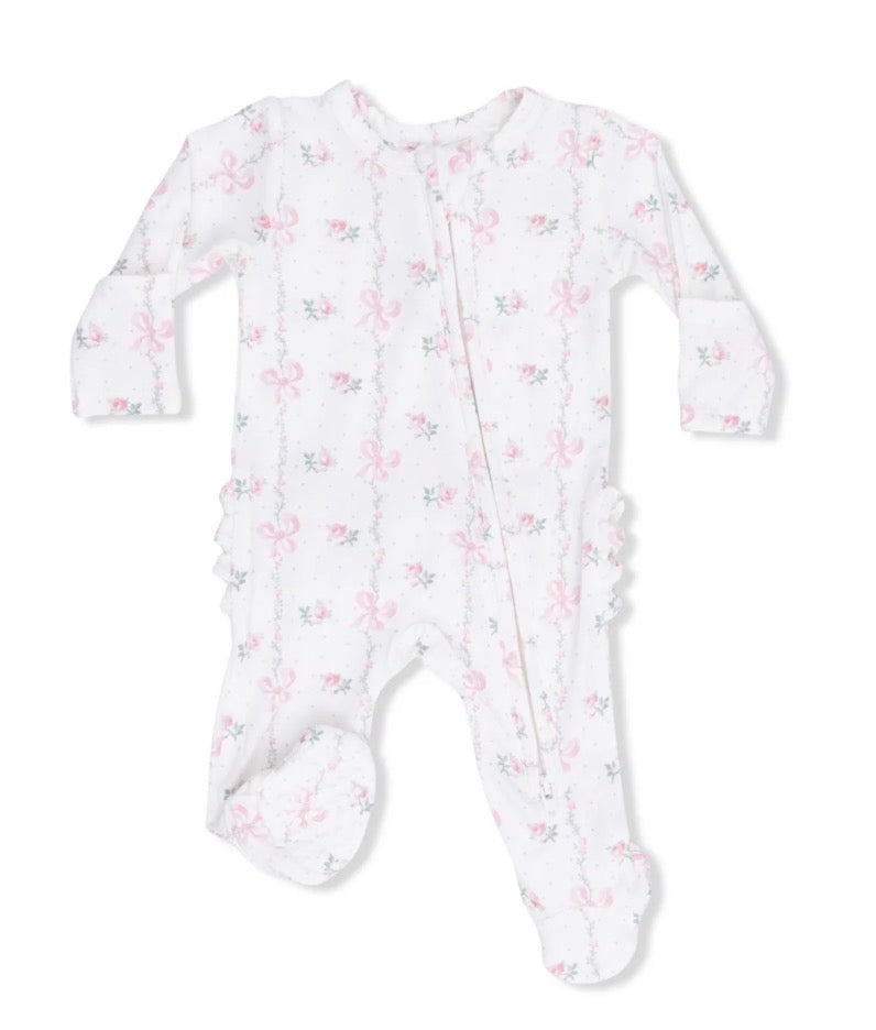 Dainty Buds Ruffle Footie