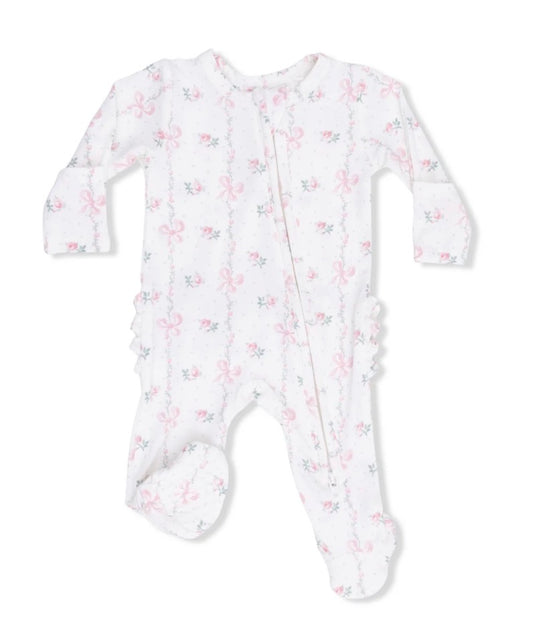 Dainty Buds Ruffle Footie