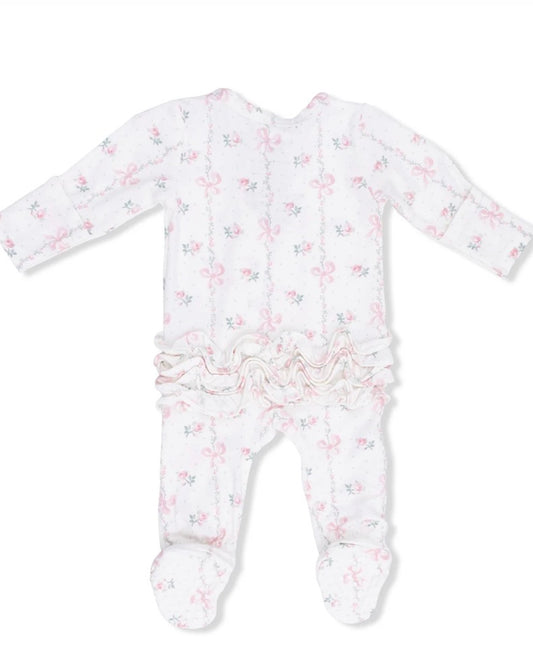 Dainty Buds Ruffle Footie