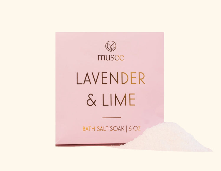 Lavender and Lime Bath Salt Soak
