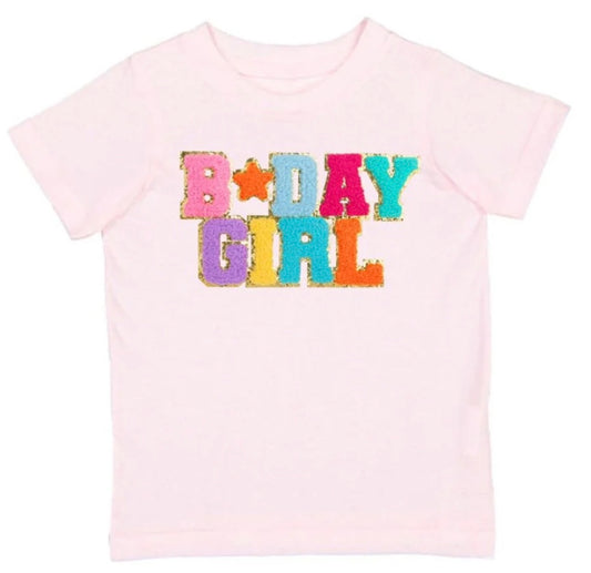 Birthday Girl Patch T-shirt