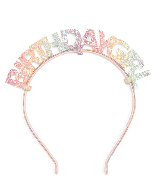 Pastel Rainbow Birthday Heaband