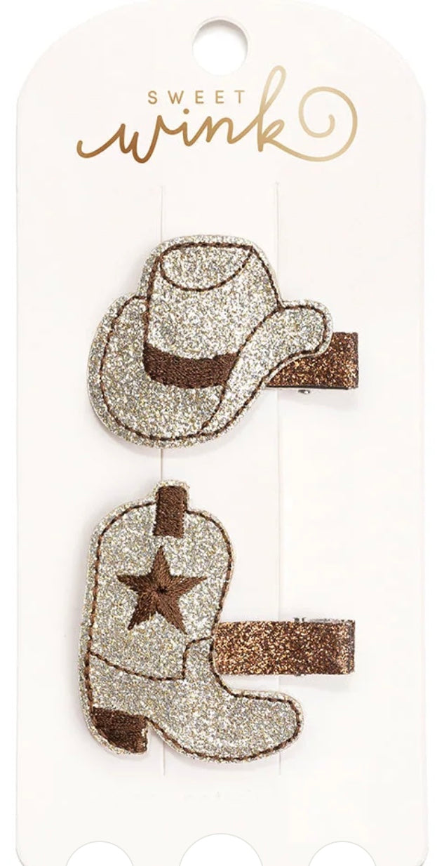 Cowgirl Cutie Western Clip Set