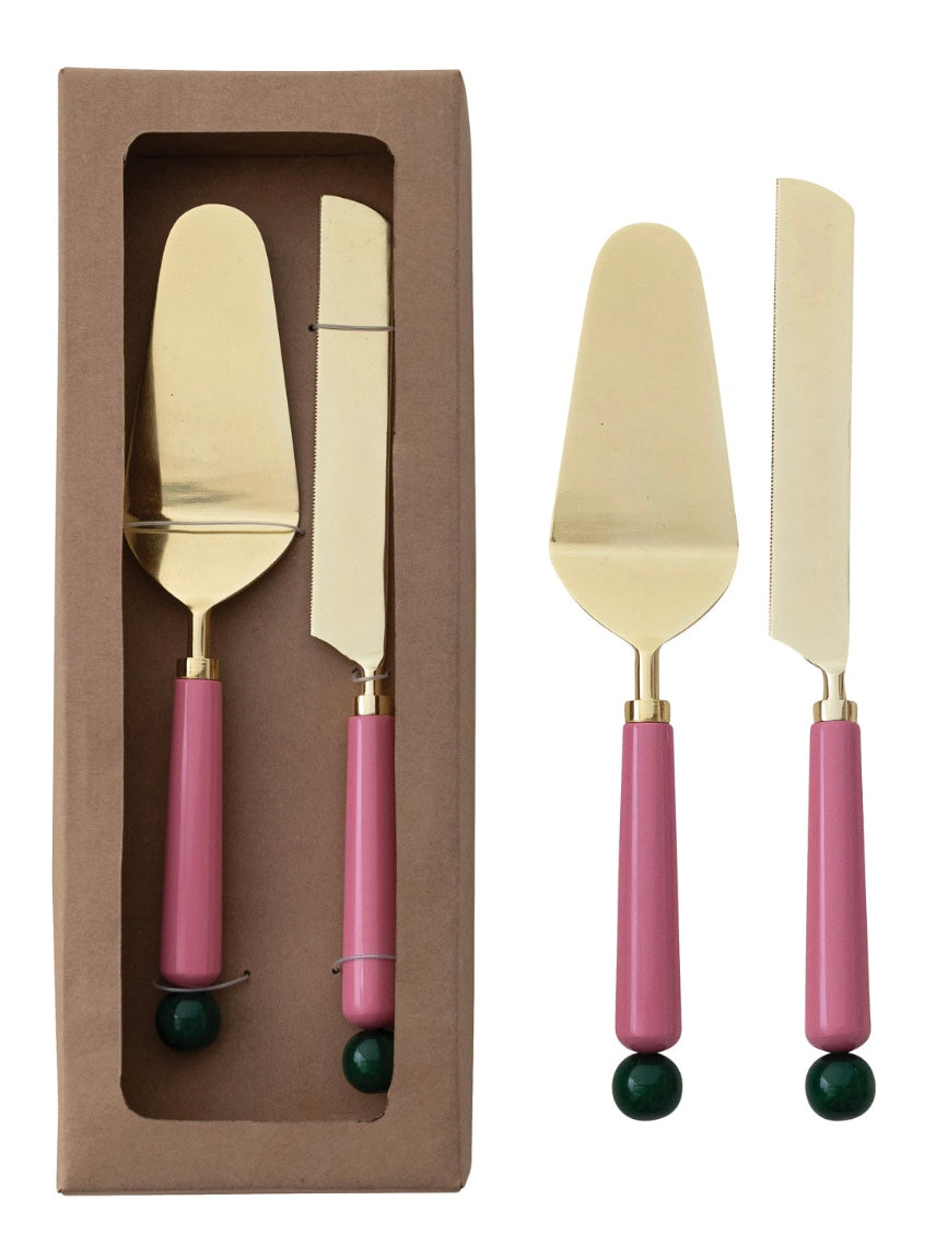 Stainless Steel Cake Server Set