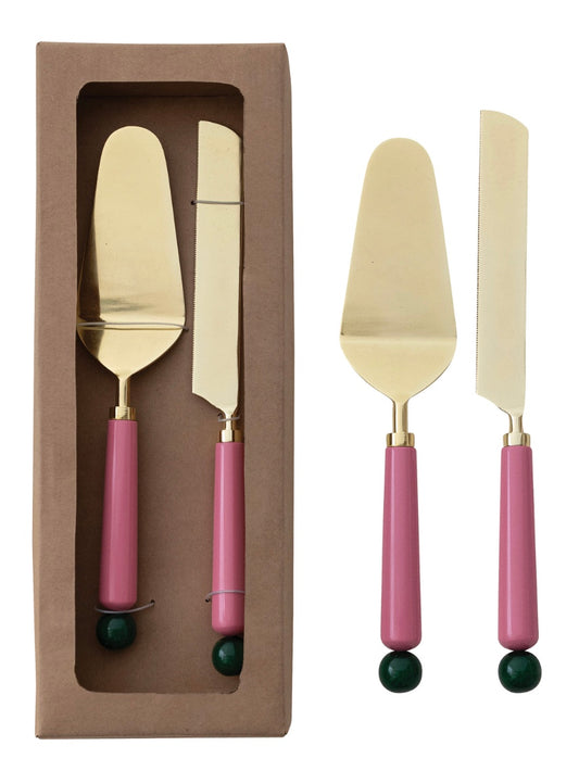 Stainless Steel Cake Server Set