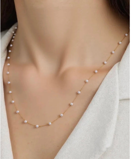Yacht Club Pearl Necklace