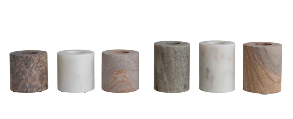 Marble Taper Holders 6 styles