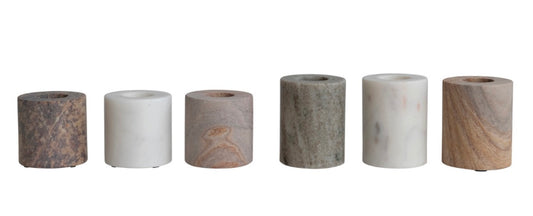 Marble Taper Holders 6 styles