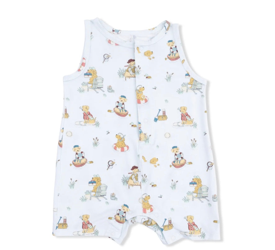 Lake Buddy Dogs Sleeveless Shortie Romper